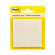 Notas Adhesivas 3M Post It 2.8x2.8" Transparente 1 Block C/36 Hojas Blister