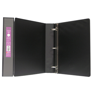CARPETA ACCO 362 VINIL O 1 1/2" CARTA NEGRO C/24
