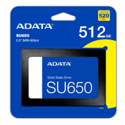 Unidad de Estado Solido SSD Adata Interno 512GB SATA III 2.5 520/450MBs