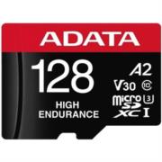 Memoria Micro SDXC Adata HC 128GB UHS-I U3 V30S U3 A2 Clase 10 Color Rojo