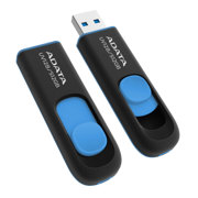 Memoria Adata USB 512GB UV128 3.2 Negro con Azul