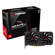 Tarjeta de Video AMD Power Color Reaper Radeon RX9060 XT 8GB Dual Fan GDDR6 128-bit PCIe 5.0 2530MHz 2xDP 1xHDMI