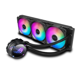 Enfriamiento Liquido Asus para CPU ROG Strix LC II 360 ARGB 360mm Aura Sync Compatible S 1200 1700 AM4 TR4 Negro