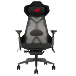 Silla Gamer Asus SL400 ROG Destrier Ergo Gaming Chair con Reposabrazos 360 grados Malla Color Negro Ajustable