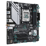 Tarjeta Madre Asus Prime B650M-A Wifi II Socket AM5 4 DDR5 HDMI DP VGA PCIE-4.0 WIFI6 MICRO ATX