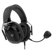 Audífonos Gamer Acteck AviatorHA757/Alámbricos+Over Ear+Bocinas 53 mm+Mic Fijo /Conexión USB / Legend Negro
