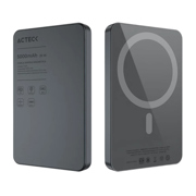 Cargador Acteck Powerbank Energon Go Slim Pro PM50 5000 mAh carga inalámbrica