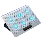 Base Enfriadora Acteck para Laptop 16 Froost Max BE480 6x Ventiladores 15mm/7Niv Negro