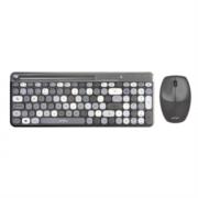 Kit Teclado y Mouse Acteck Creator Chic Colors MK470 Inalámbrico 2xBaterías AAA Incluidas Color Gris