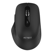 Mouse Inalámbrico Acteck Optimize Flow MI480/2.4GHz/Hasta 1600DPI Negro