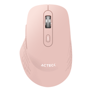 Mouse Inalámbrico Acteck Optimize Flow MI480/2.4GHz/Hasta 1600DPI Rosa