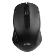 Mouse Estandar Acteck Optimize MI240 Inalambrico 2.4Ghz de 1600 DPI 2 Botones Essential Series Negro