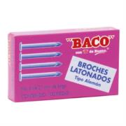 Broche Latonado Baco Tipo Alemán No.6 a 31 mm C/100 Broches