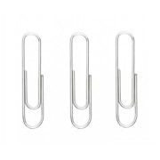 Clip Baco Estándar #1 Galvanizado Paquete c/10 Cajas c/100 Clips c/u