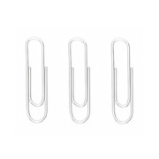 Clip Baco Estándar #2 galvanizado paquete c/10 Cajas c/100 Clips c/u