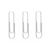 Clip Niquelado Baco #1 Paquete c/10 Cajas c/100 Clips c/u