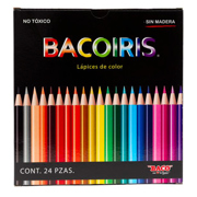 Colores Baco Bacoiris Redondos Colores Surtidos Caja C/24 Pzas