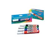 MARCADOR BACO TIZAPEN PLASTICO ROJO PQTE/12