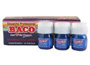PINTURA BACO P/CARTEL 20ML AZUL ULTRAMAR C/10