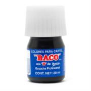 Pintura Baco para Cartel 73 20ml Color Negro Bujía C/10 Pzas