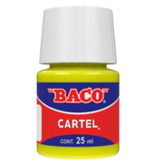 Pintura Cartel Baco 50 Amarillo Limón 25ml