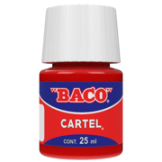 Pintura Cartel Baco 58 Geranio 25ml