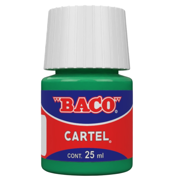 Pintura Cartel Baco 62-A Verde Verones 25ml