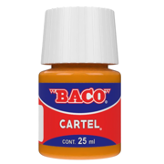 Pintura Cartel Baco 52 Amarillo Oscuro 25ml