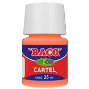 Pintura Cartel Neón Baco 03 Naranja Flama 25ml