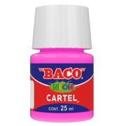 Pintura Cartel Neón Baco 08 Rosa Laser 25ml