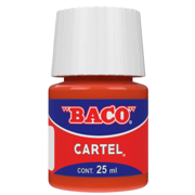 Pintura Cartel Baco 54 Rojo Bermellon 25ml