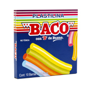 PLASTILINA BACO BARRITAS C/10