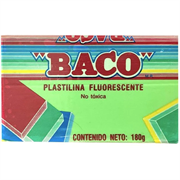 Plastilina Baco Marqueta No.66 Color Verde Fluorescente 180gr