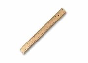 REGLA MADERA BACO 30CMS C/25