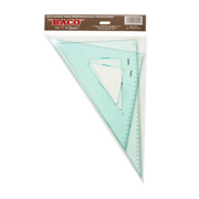 Juego Escuadras Baco SP-3245/60 C/Graduación C/Bisel