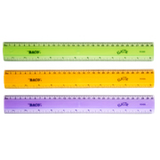 REGLA IRROMPIBLE BACO 30 CMS COLORES CAJA C/25