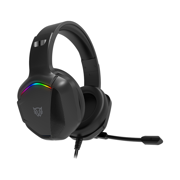 Audífonos Gamer Acteck Orphix II HS699 Alámbricos Over Ear Bocinas 50mm Mic Fijo Azender Negro