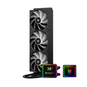 Enfriamiento Líquido Balam Rush Cryo Prism 360 para CPU 3x120mm hasta 1800RPM Negro