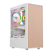 Gabinete Gamer Balam RushCompact Media Torre Dragonfly Wood GM580 Balam Rush / Blanco