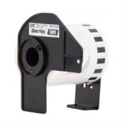 Cinta Etiquetadora Brother DK2113 Continua Transparente 62mmx15.2m