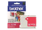 Tinta Brother LC51M Rendimiento 400 Páginas  MFC240C/DCP130C Color Magenta
