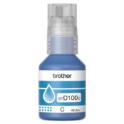 Botella de tinta BROTHER de color cian de ultra alto rendimiento BTD100C de la serie InkBenefit Tank Imprime hasta 5000