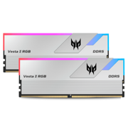 Memoria Biwin DIMM DDR5 Predator Vesta II RGB Gaming 64GB (2X32GB) Plata 6000 MTS CL32