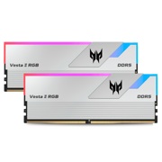 Memoria Biwin DIMM DDR5 Predator Vesta II RGB Gaming 64GB (2X32GB) Plata 6400 MTS