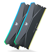 Memoria RAM Biwin Predator DDR5 6400MHz RGB 32GB (2x16GB) Color Negro