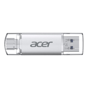 Memoria Biwin USB Acer UT300 64GB 3.2 Dual USB-A / USB-C Color Metálico