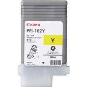 Tinta Canon PFI-102Y Color Amarillo (Solo iPF605/501/650)