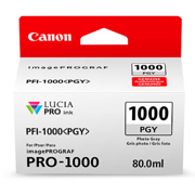Tinta Canon PFI-1000R GY Lucia Pro Ink Tank 80ML Color Gris