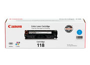 Toner Canon 118 Cyan para ImageClass Series LBP7200Cdn / LBP7660Cdn / MF8350Cdn / MF8380Cdw / MF8580Cdw / MF726Cdw / M