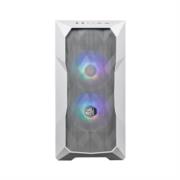Gabinete Gamer Cooler Master Masterbox TD300 Mesh Mini Torre ITX mATX 2xFan ARGB Cristal Templado Blanco